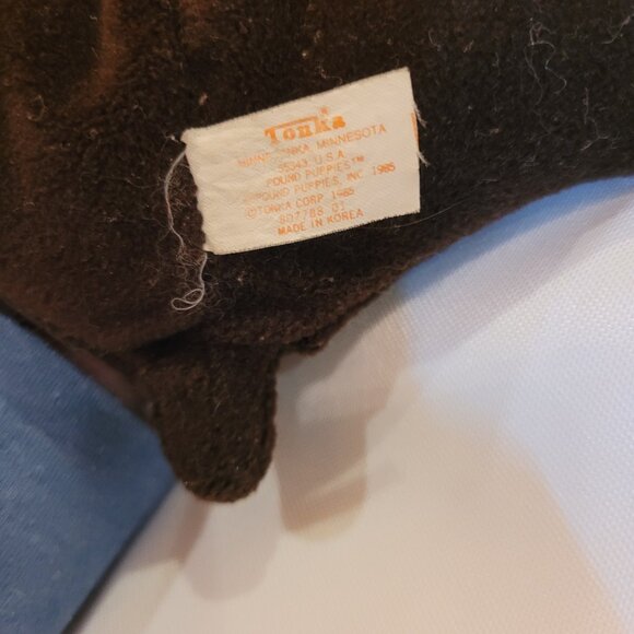 Vintage 1985 Pound Puppies Brown Hound by Tonka Toys - Picture 6 of 6